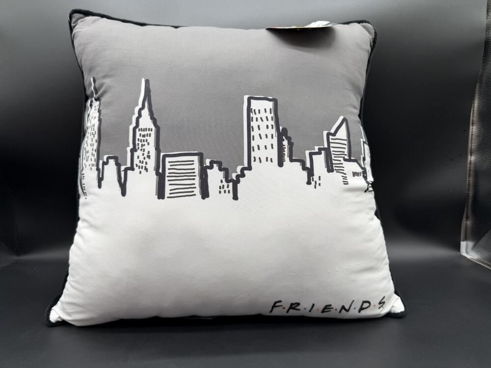 Friends TV Show New York City Skyline Decorative Throw Pillow Cushion NWT